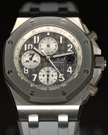 2019 Audemars Piguet Royal Oak Offshore Chronograph 42MM Grey Dial Rubber Strap (26470IO.OO.A006CA.01)