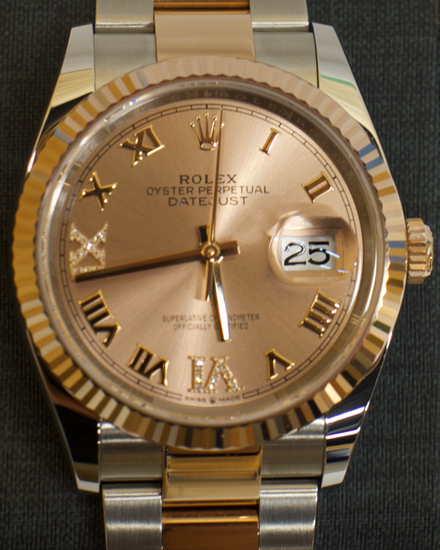 2022 Rolex Datejust 36MM Sundust Dial Two-Tone Oyster Bracelet (126231)