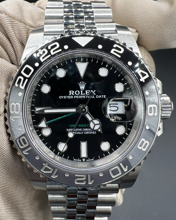 2025 Rolex GMT-Master II "Bruce Wayne" 40MM Black Dial Jubilee Bracelet (126710GRNR)