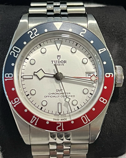 2024 Tudor Black Bay GMT "Pepsi" 41MM White Dial Steel Bracelet (79830RB)
