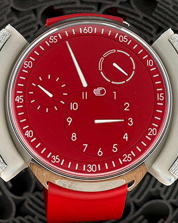 2021 Ressence Type 1 Slim 42MM Red Dial Rubber Strap (Type 1S)
