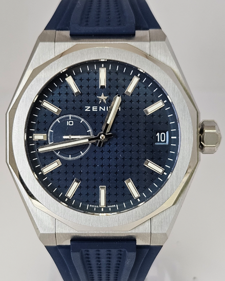2022 Zenith Defy Skyline 41MM Blue Dial Rubber Strap (03.9300.3620/51.I001)