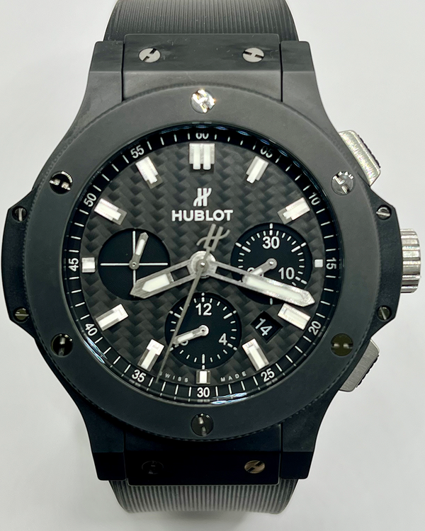 Hublot Big Bang "Black Magic" 44MM Carbon Fiber Dial Rubber Strap (301.CI.1770.RX)