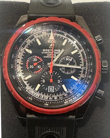 2012 Breitling Navitimer Chrono-Matic L.E. 49MM Black Dial Rubber Strap (M14360)
