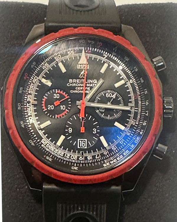 2012 Breitling Navitimer Chrono-Matic L.E. 49MM Black Dial Rubber Strap (M14360)