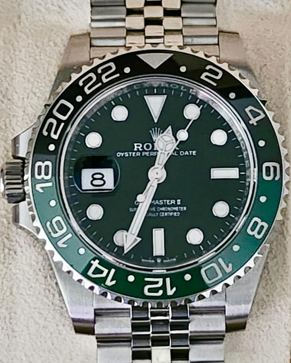 2024 Rolex GMT-Master II "Sprite" 40MM Black Dial Jubilee Bracelet (126720VTNR)