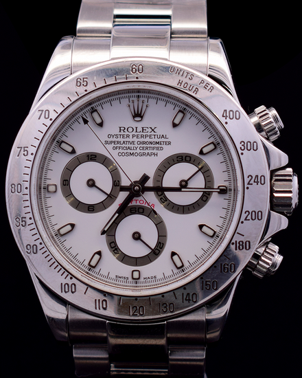 Rolex Cosmograph Daytona 40MM White Dial Oyster Bracelet (116520)