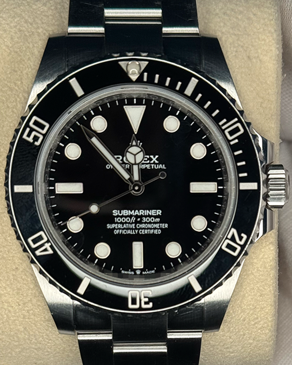 2020 Rolex Submariner No-Date 41MM Black Dial Oyster Bracelet (124060)