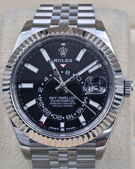 2024 Rolex Sky-Dweller 42MM Black Dial Jubilee Bracelet (336934)