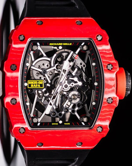 2018 Richard Mille RM 35 "Rafael Nadal" 49.9MM Skeleton Dial Rubber Strap (RM35-02 FQ)