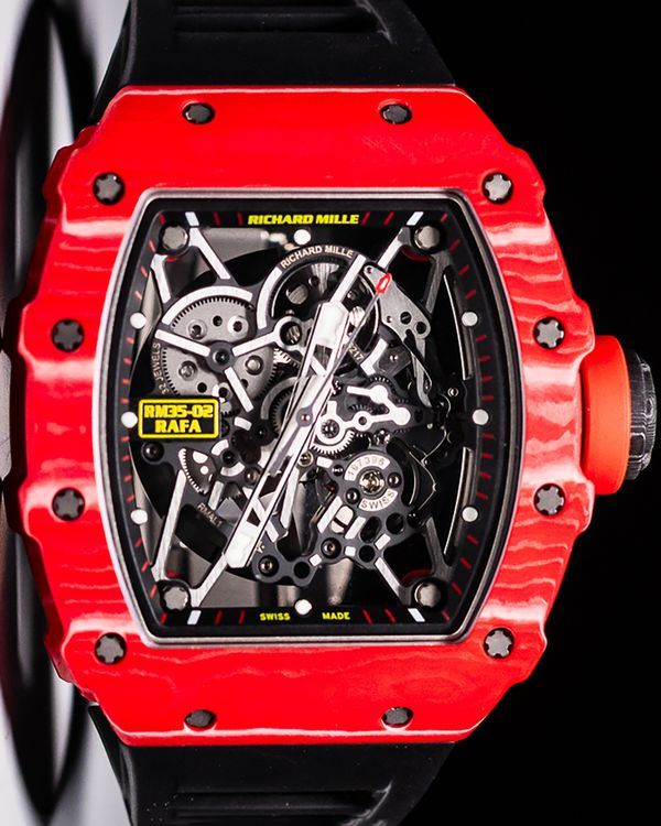 2018 Richard Mille RM 35 "Rafael Nadal" 49.9MM Skeleton Dial Rubber Strap (RM35-02 FQ)