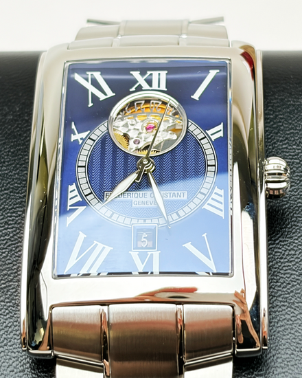 No Reserve - Frederique Constant Classics 47MM Blue Dial Steel Bracelet (FC-315DNS4C26B)