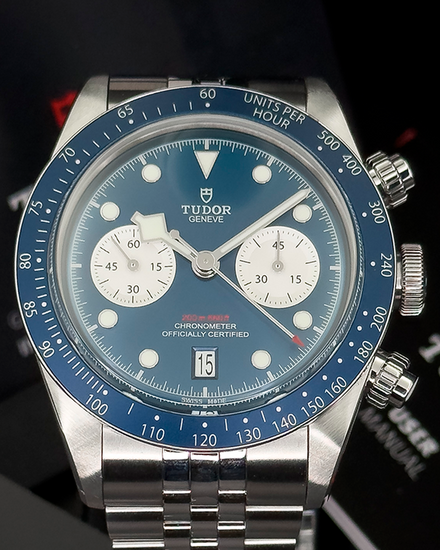 2024 Tudor Black Bay Chrono Boutique Edition 41MM Blue Dial Steel Bracelet (79360B)