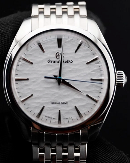2023 Grand Seiko Elegance "Omiwatari" 38.5MM White Dial Steel Bracelet (SBGY013G)