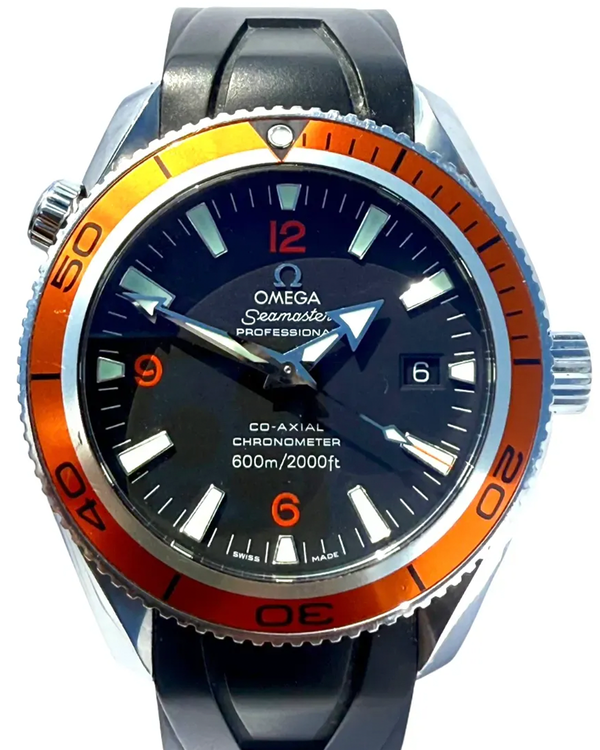 Omega Seamaster Planet Ocean 600M 45.5MM Black Dial Rubber Strap (2908.50.38)