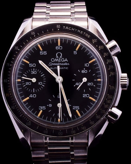 Omega Speedmaster Reduced 39MM Black Dial Steel Bracelet (3510.50.00)