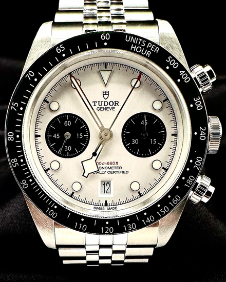 2025 Tudor Black Bay Chrono "Panda" 41MM White Dial Steel Bracelet (79360N)