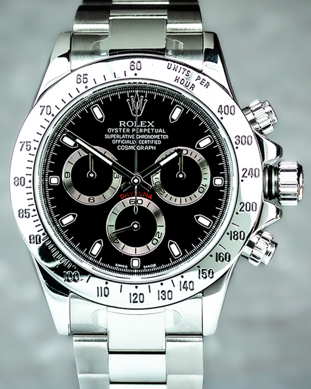 2012 Rolex Cosmograph Daytona 40MM Black Dial Steel Bracelet (116520)
