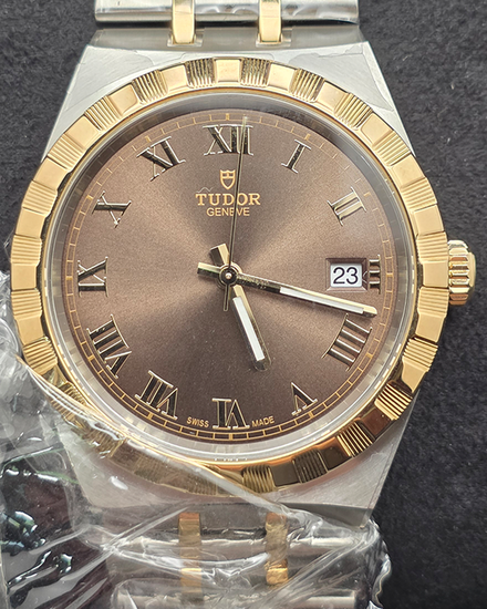 2025 Tudor Royal 38MM Chocolate Dial Two-Tone Bracelet (28503)