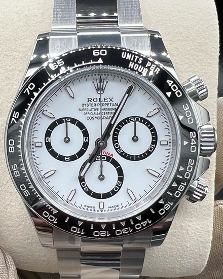 2025 Rolex Cosmograph Daytona "Panda" 40MM White Dial Oyster Bracelet (126500LN)