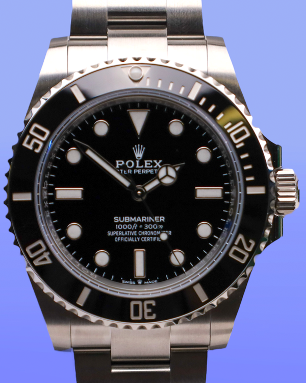 2025 Rolex Submariner No-Date 41MM Black Dial Oyster Bracelet (124060)