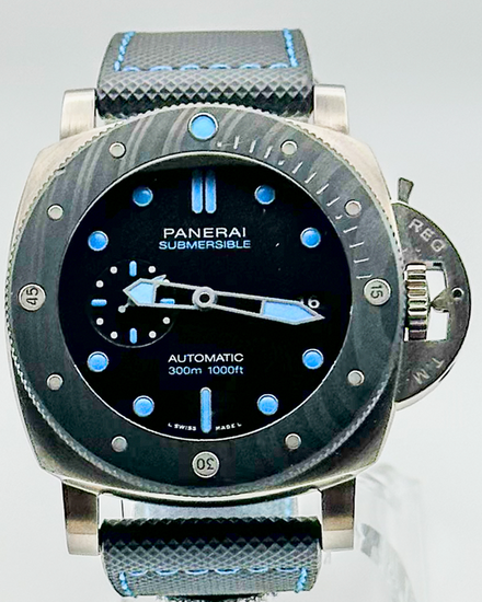 Panerai Submersible BMG-Tech 47MM Black Dial Textile Strap (PAM00799)