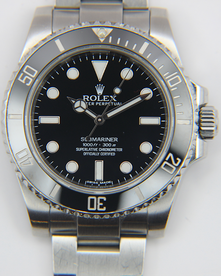 Rolex Submariner No Date 40MM Black Dial Oyster Bracelet (114060)