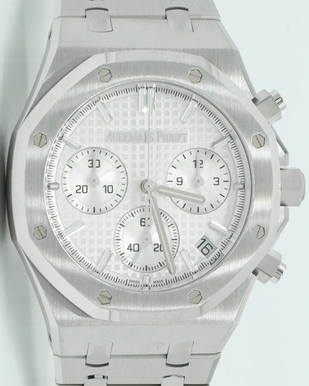Audemars Piguet Royal Oak Chronograph 41MM Silver Dial Steel Bracelet (26240ST.OO.1320ST.07)