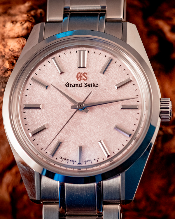2024 Grand Seiko Heritage L.E. 36.5MM Pink Dial Steel Bracelet (SBGW289)