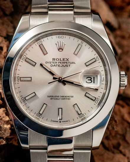 2019 Rolex Datejust 41MM Silver Dial Oyster Bracelet (126300)