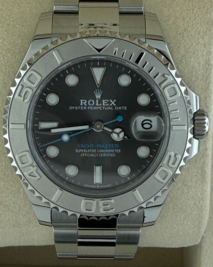 2025 Rolex Yacht-Master 37MM Slate Dial Oyster Bracelet (268622)