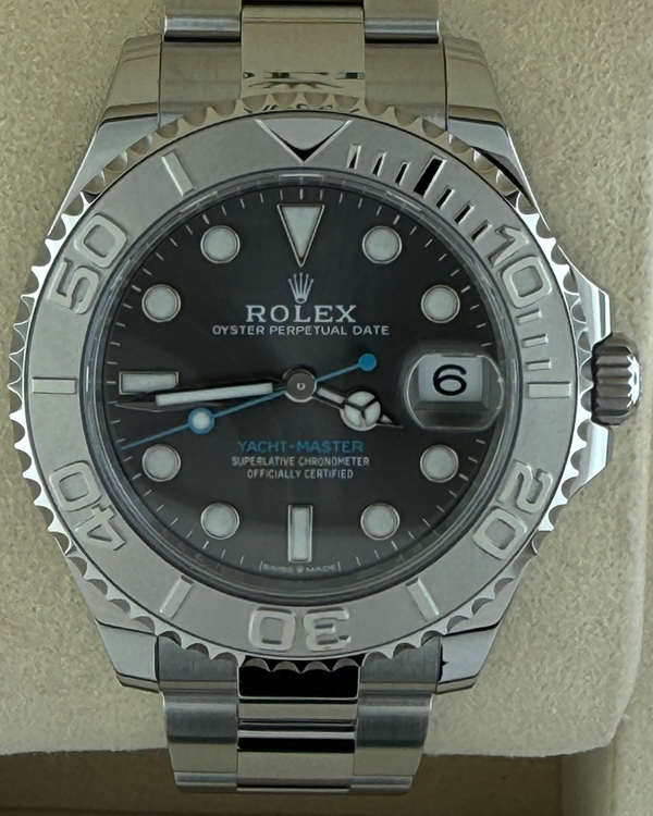 2025 Rolex Yacht-Master 37MM Rhodium Dial Oyster Bracelet (268622)