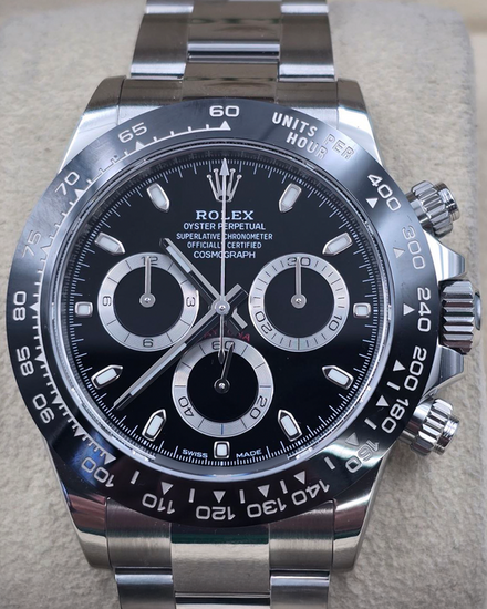 2023 Rolex Cosmograph Daytona 40MM Black Dial Oyster Bracelet (116500LN)