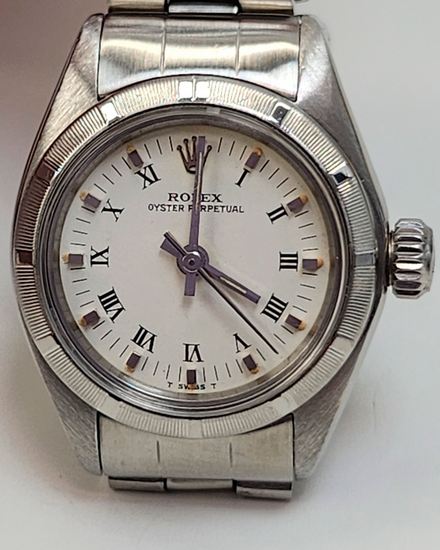 Rolex Oyster Perpetual 26MM White Dial Steel Bracelet (6723)