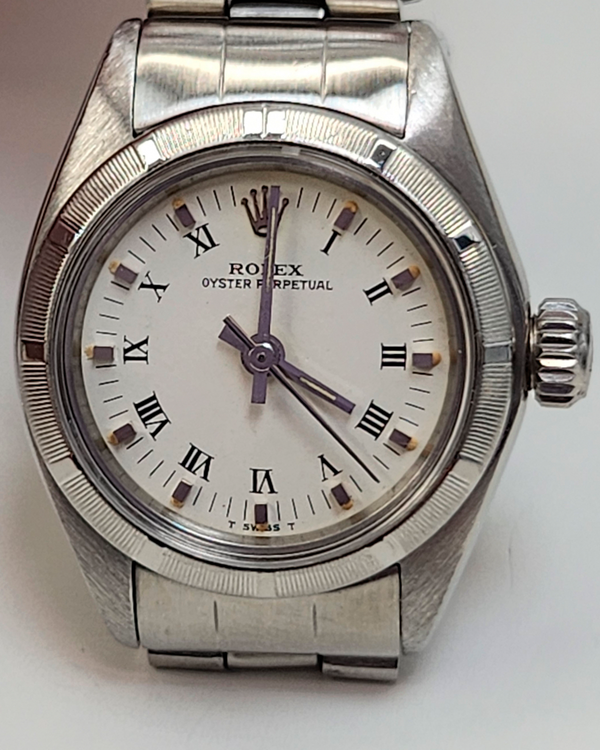 Rolex Oyster Perpetual 26MM White Dial Steel Bracelet (6723)