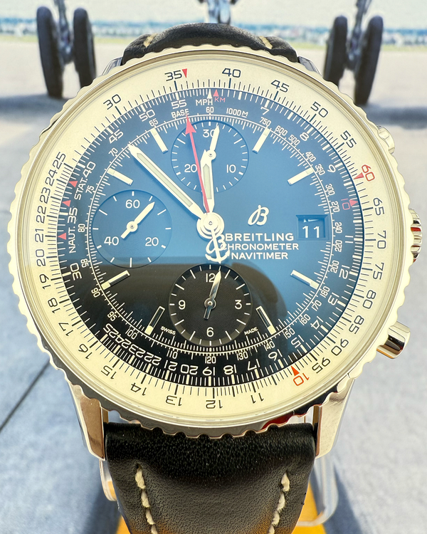 2019 Breitling Navitimer Heritage 41MM Black Dial Leather Strap (A13324121B1X1)