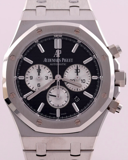 Audemars Piguet Royal Oak Chronograph 41MM Black Dial Steel Bracelet (26331ST.OO.1220ST.02)