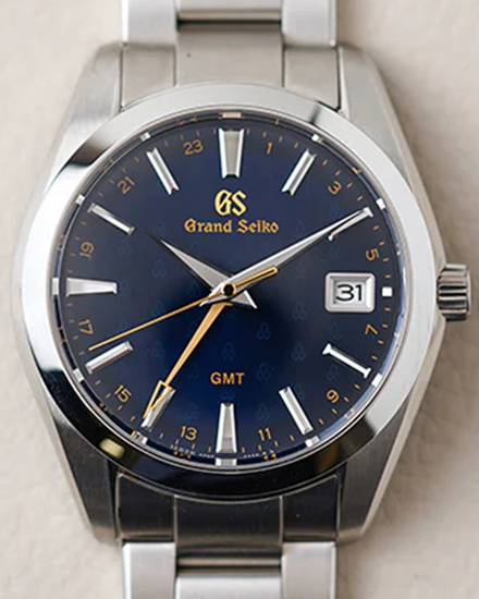2020 Grand Seiko Heritage GMT "50th Anniversary" L.E. 40MM Quartz Blue Dial Steel Bracelet (SBGN009)