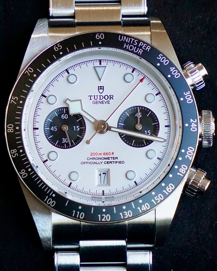 2025 Tudor Black Bay Chrono "Panda" 41MM White Dial Steel Bracelet (79360N)
