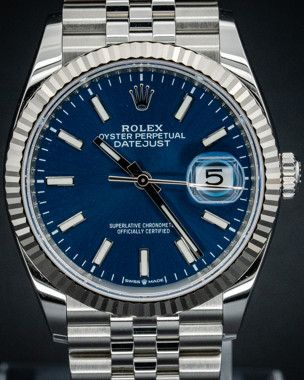 2023 Rolex Datejust 36MM Blue Dial Jubilee Bracelet (126234)