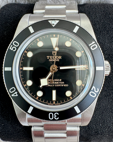 2025 Tudor Black Bay 54 37MM Black Dial Steel Bracelet (79000N)