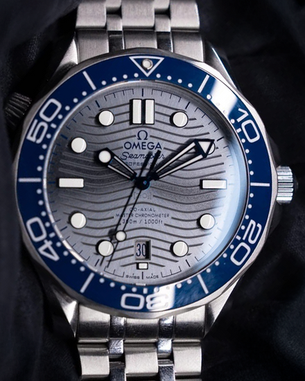 Omega Seamaster Diver 300M 42MM Silver Dial Aftermarket Steel Bracelet (210.30.42.20.06.001)