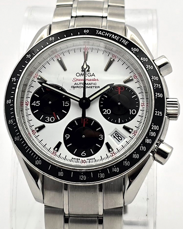 Omega Speedmaster Date 40MM White Dial Steel Bracelet (323.30.40.40.04.001)