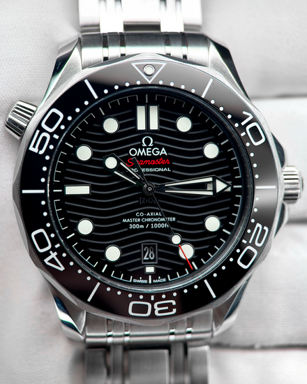 2025 Omega Seamaster Diver 300M 42MM Black Dial Steel Bracelet (210.30.42.20.01.001)