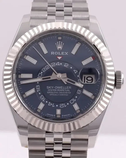2023 Rolex Sky-Dweller 42MM Blue Dial Jubilee Bracelet (336934)