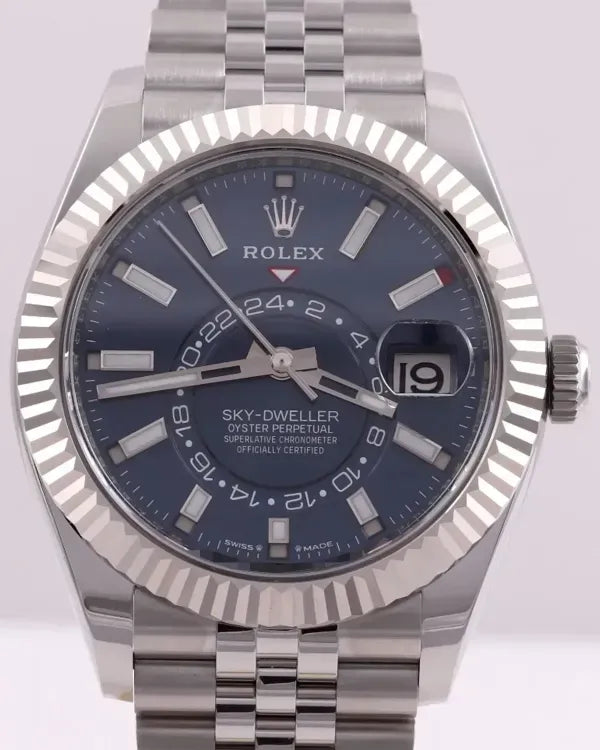 2023 Rolex Sky-Dweller 42MM Blue Dial Jubilee Bracelet (336934)