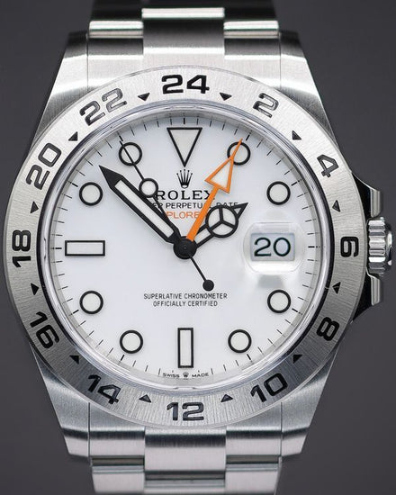 2025 Rolex Explorer II "Polar" 42MM White Dial Oyster Bracelet (226570)