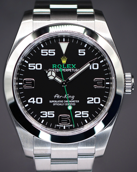 2022 Rolex Air-King 40MM Black Dial Oyster Bracelet (116900)