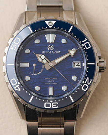 2024 Grand Seiko Evolution 9 43.8MM Blue Dial Titanium Bracelet (SLGA023)