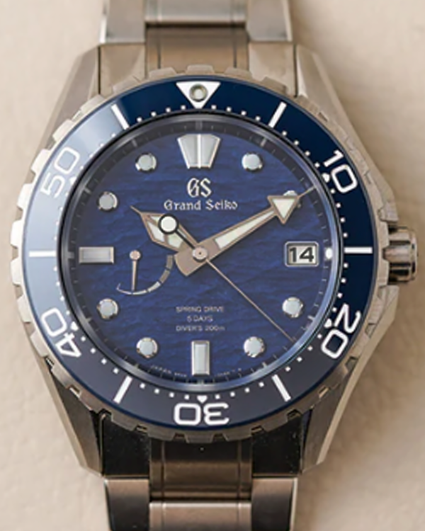2024 Grand Seiko Evolution 9 43.8MM Blue Dial Titanium Bracelet (SLGA023)